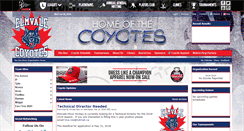 Desktop Screenshot of elmvaleminorhockey.ca