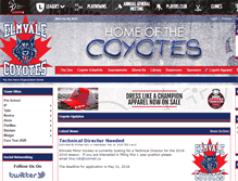 Tablet Screenshot of elmvaleminorhockey.ca